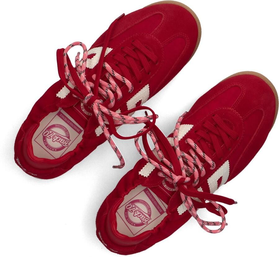 BACK70 Lage Sneakers Dames Rocket Textiel Rood - Foto 4