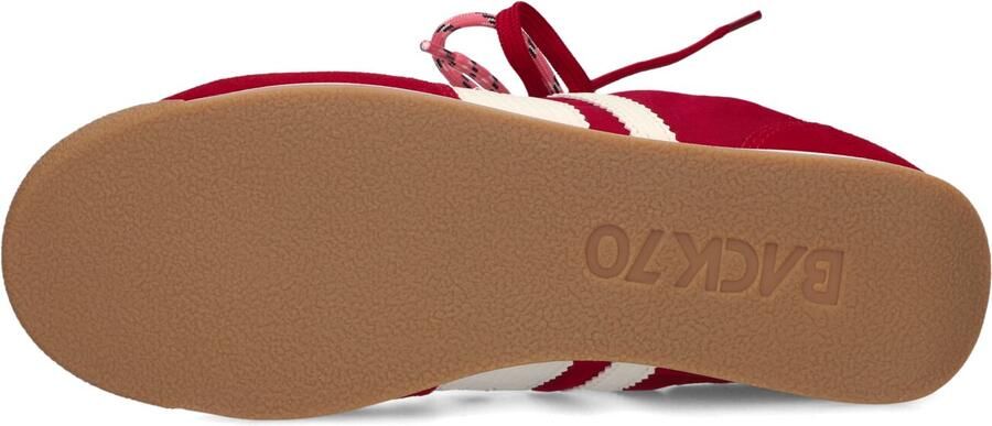 BACK70 Lage Sneakers Dames Rocket Textiel Rood - Foto 5