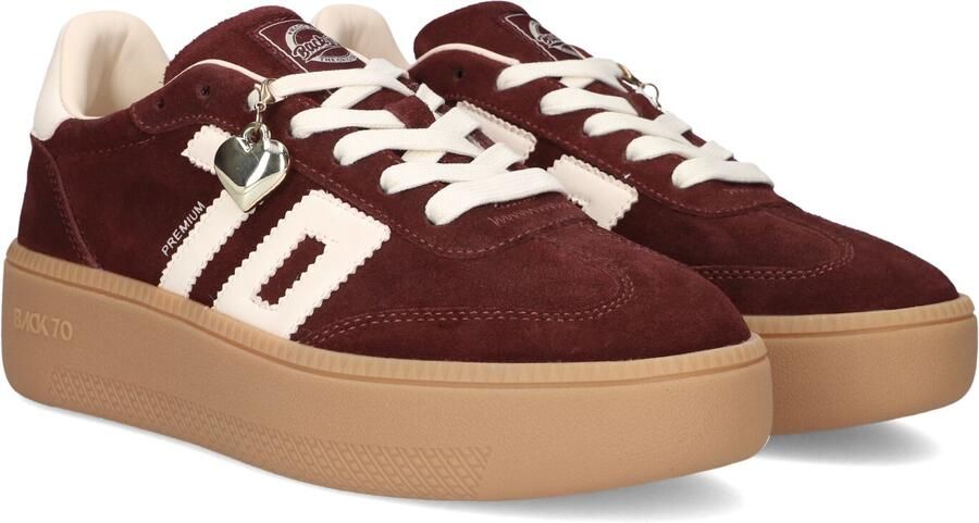 BACK70 Lage Sneakers Dames Xxl Suède Bordeaux - Foto 1