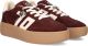 BACK70 Lage Sneakers Dames Xxl Suède Bordeaux - Rood