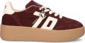 BACK70 Lage Sneakers Dames Xxl Suède Bordeaux - Bordeaux