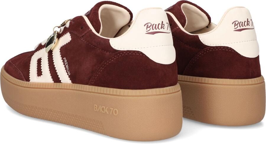 BACK70 Lage Sneakers Dames Xxl Suède Bordeaux - Foto 3