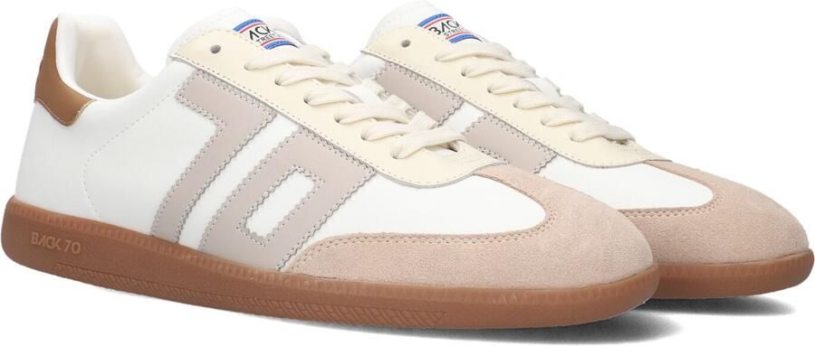 BACK70 Lage Sneakers Heren Cloud Suède Wit