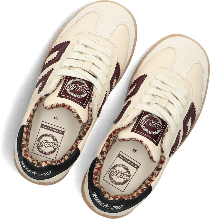Back70 Cloud Sneakers Meisjes Leren Sneaker Creme - Foto 2