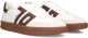 BACK70 Lage Sneakers Heren Double Leer Wit - Wit