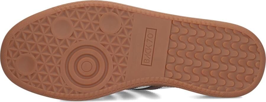 BACK70 Lage Sneakers Heren Double Leer Wit - Foto 4