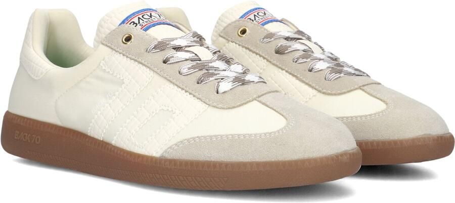 BACK70 Lage Sneakers Dames Ghost Leer Wit