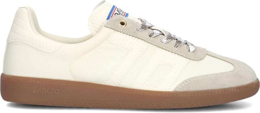 BACK70 Lage Sneakers Dames Ghost Leer Wit
