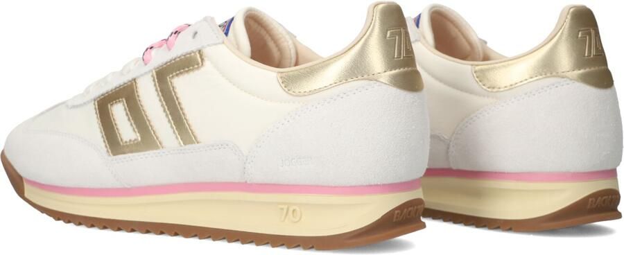 BACK70 Lage Sneakers Dames Jogger Textiel Wit - Foto 3