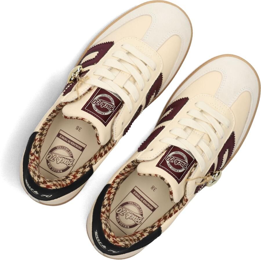 BACK70 Lage Sneakers Dames Spongy Suède Creme - Foto 2