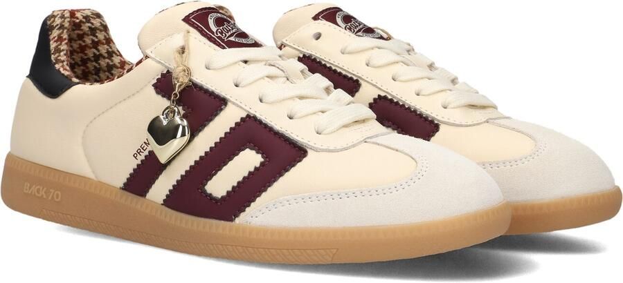 BACK70 Lage Sneakers Dames Spongy Suède Creme