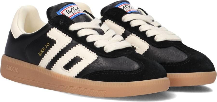 Back70 Cloud K Sneakers Jongens Leren Sneaker Zwart