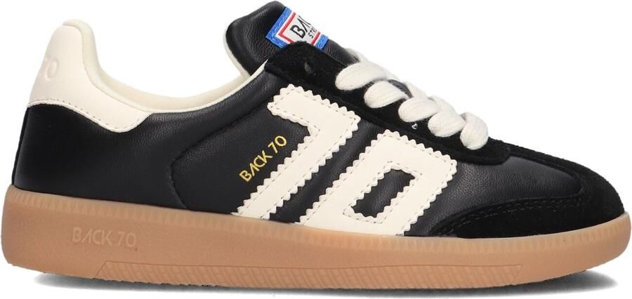 Back70 Cloud K Sneakers Leren Sneaker Zwart