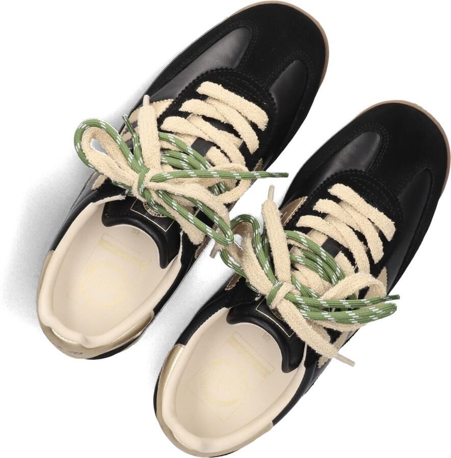 BACK70 Lage Sneakers Dames Jogger Suède Zwart - Foto 4