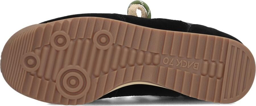 BACK70 Lage Sneakers Dames Jogger Suède Zwart - Foto 3