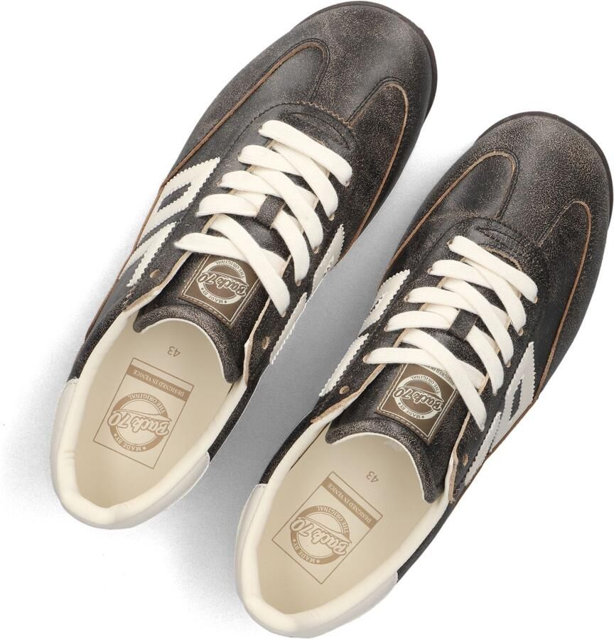 BACK70 Lage Sneakers Heren Jogger Leer Zwart - Foto 2