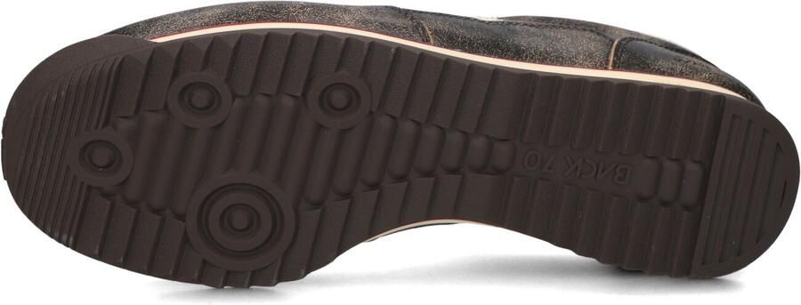 BACK70 Lage Sneakers Heren Jogger Leer Zwart - Foto 5