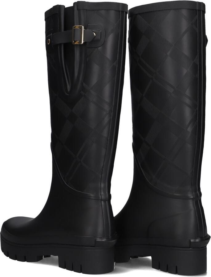 BARBOUR Regenlaarzen Dames Leighton Tartan Tall Welly Rubber Zwart - Foto 2