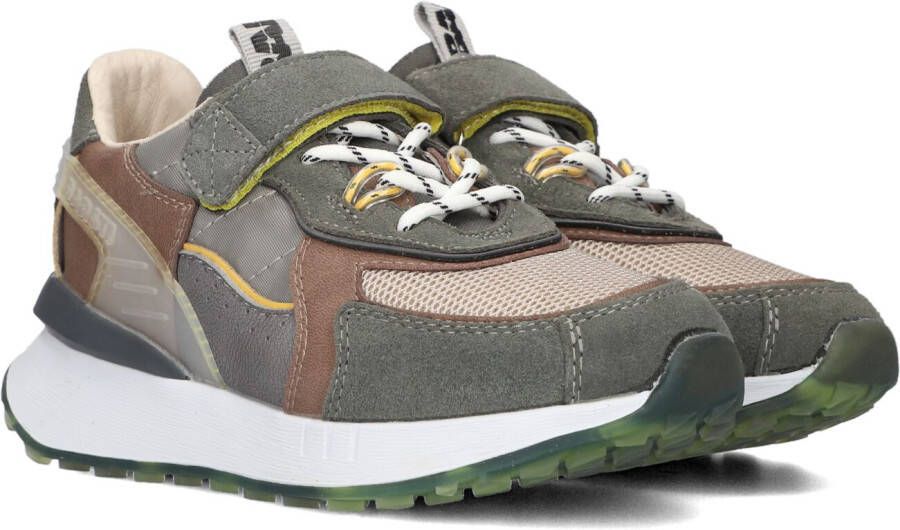 Barst Groene Lage Sneakers Brs23s010