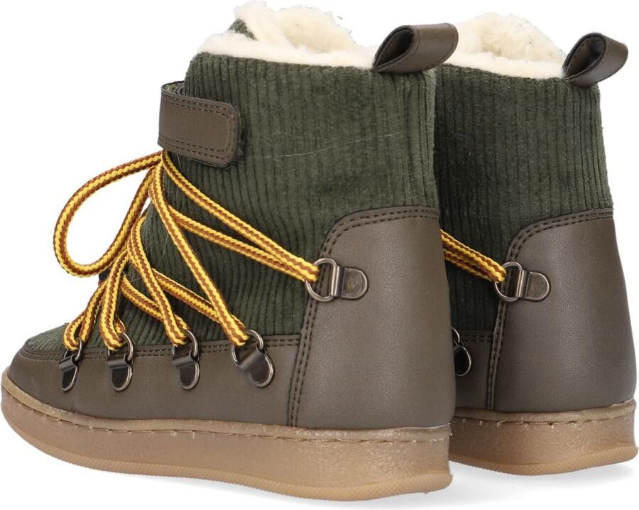 Bear & Mees B&m Snowboats Veterboots Laarzen Met Veters Meisjes Kids Groen - Foto 4