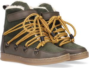 Bear & Mees B&m Snowboats Veterboots Laarzen Met Veters Meisjes Groen
