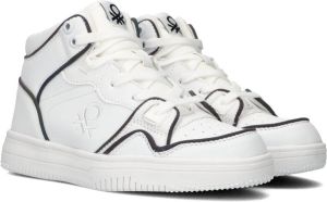 Benetton Reflective Hoge sneakers Jongens Wit