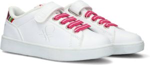 Benetton Penn Crack Velcro Lage sneakers Meisjes Wit