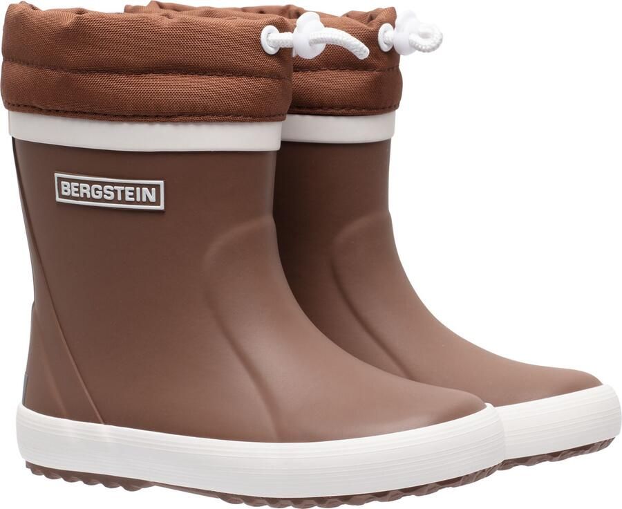 Bergstein regenlaarzen bruin Rubber