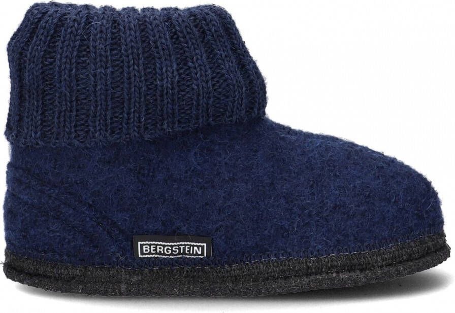 Bergstein Cozy pantoffel donkerblauw kids Wol 41