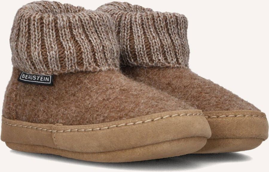 Bergstein Cozy Lux Pantoffels Kids Sloffen Bruin