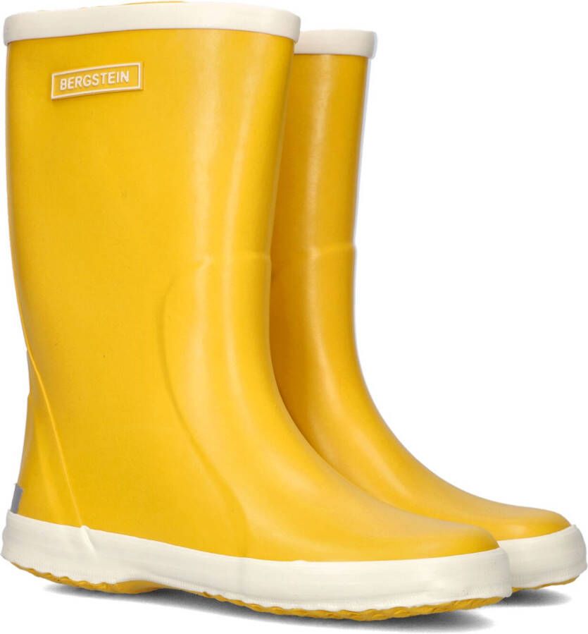 Bergstein regenlaarzen Geel wit Rubber Effen 35