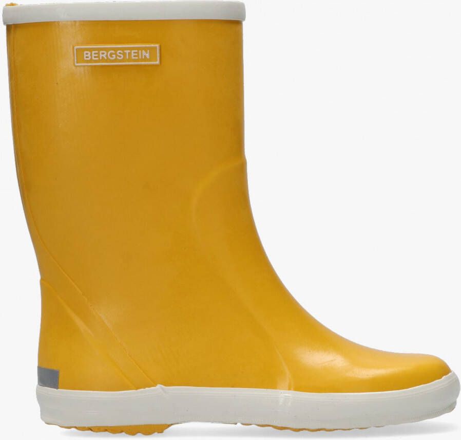 Bergstein regenlaarzen Geel wit Rubber Effen 32