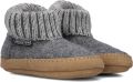 Bergstein Cozy Lux Sloffen Pantoffels voor dames heren en kinderen 100% Zuiver scheerwol Grey - Grijs