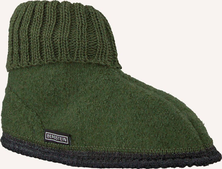 Bergstein Cozy pantoffels groen kids Wol 41