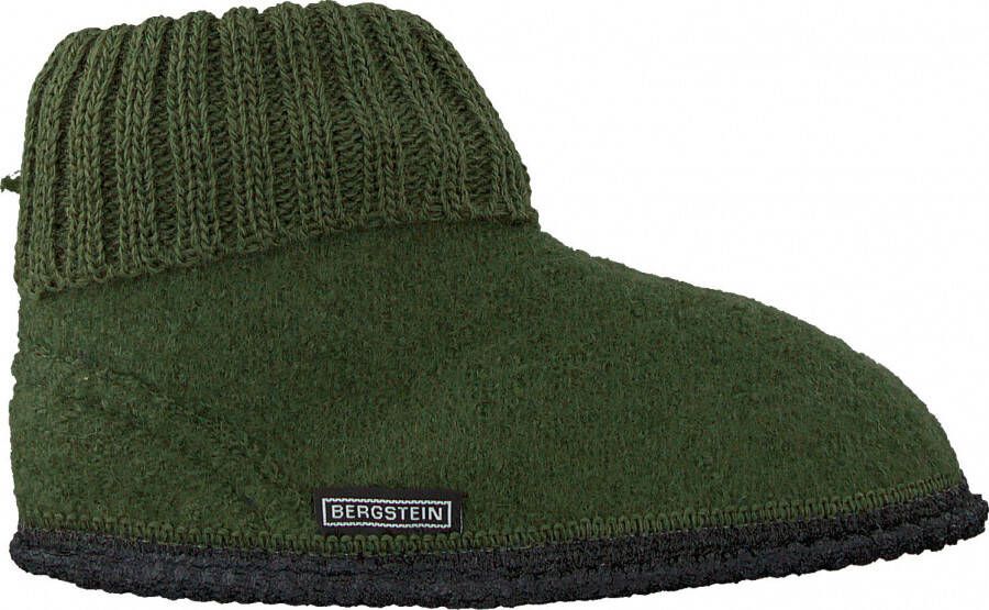 Bergstein Cozy pantoffels groen kids Wol 41