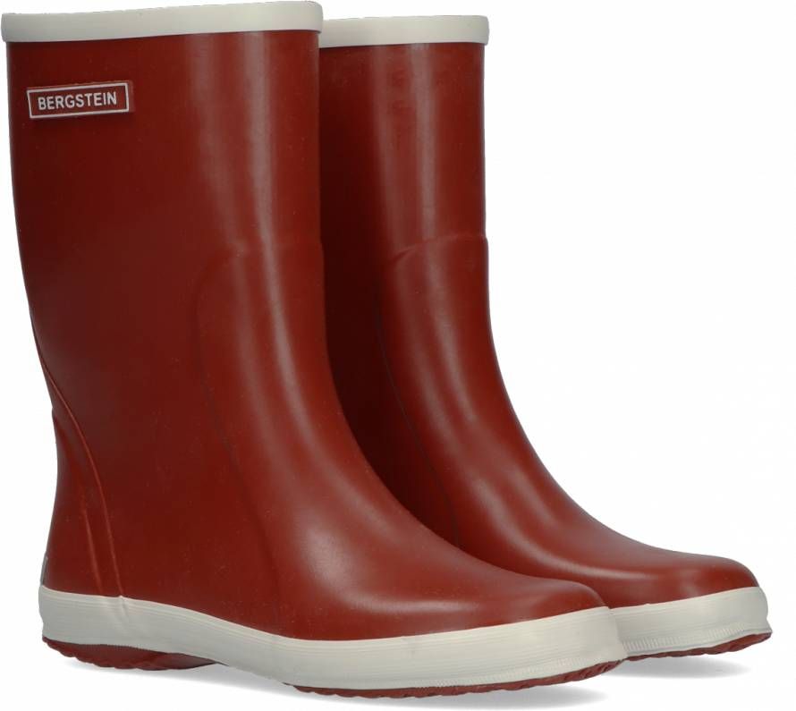 Bergstein regenlaarzen brique Oranje Rubber Effen 27