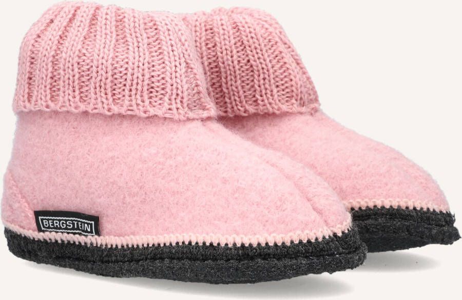 Bergstein Huissloffen voor kinderen en volwassenen Cozy Zacht roze