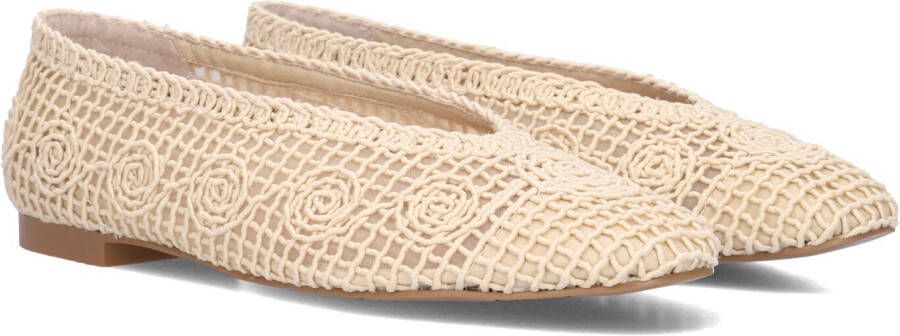 BIBI LOU Ballerina Dames 653z61vk Maat: 42 Materiaal: Raffia Kleur: Beige