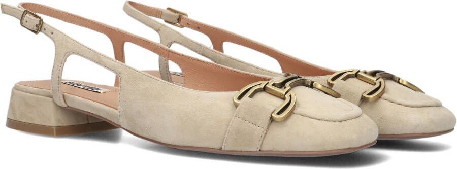 BIBI LOU Slingbacks Dames 545z30vk Maat: 39 Materiaal: Suède Kleur: Beige