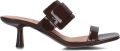 BIBI LOU Muiltjes Dames 662z21vk Mules Lakleer Bruin - Donkerbruin
