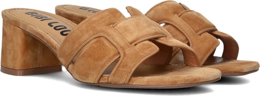 BIBI LOU Muiltjes Dames 761z30vk Maat: 41 Materiaal: Suède Kleur: Camel