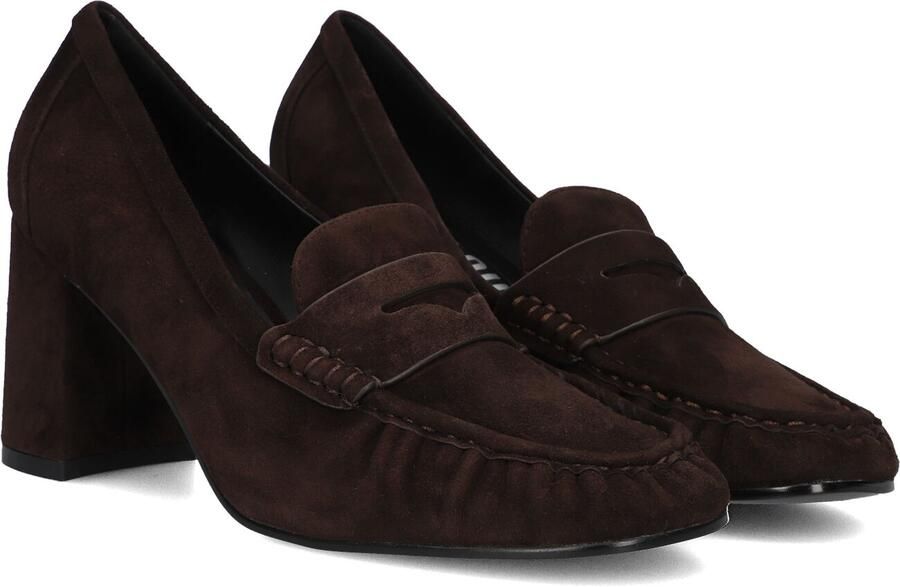 BIBI LOU Clogs Dames Lyra Pumps 80 Suède Bruin