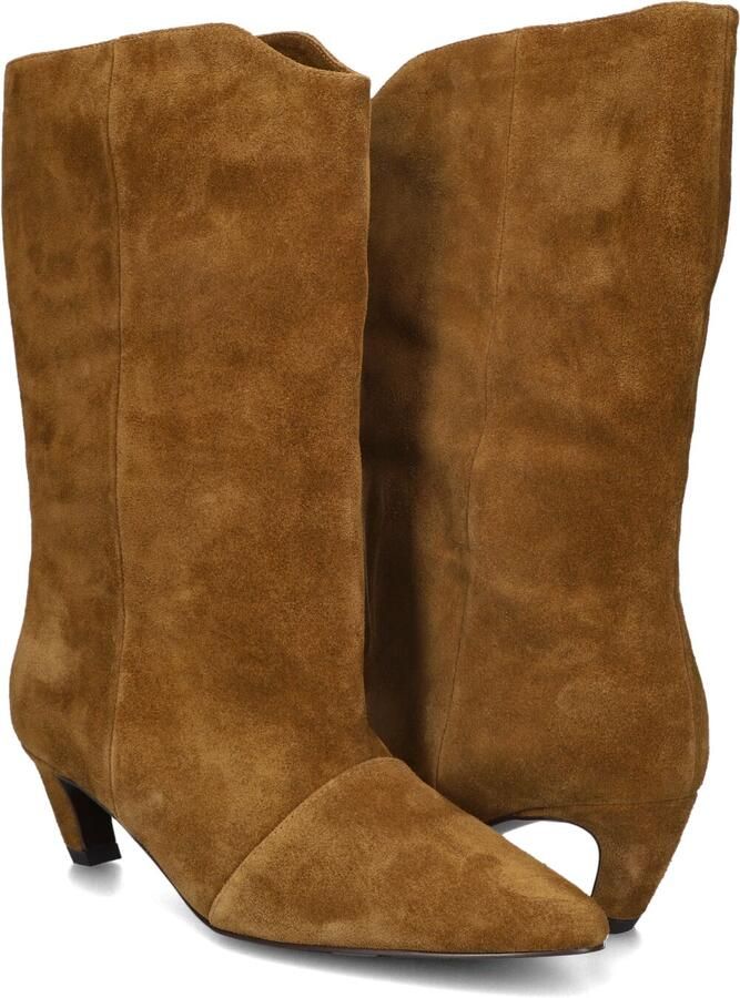 BIBI LOU Hoge Laarzen Dames Naroa Booties 55 Suède Cognac - Foto 4