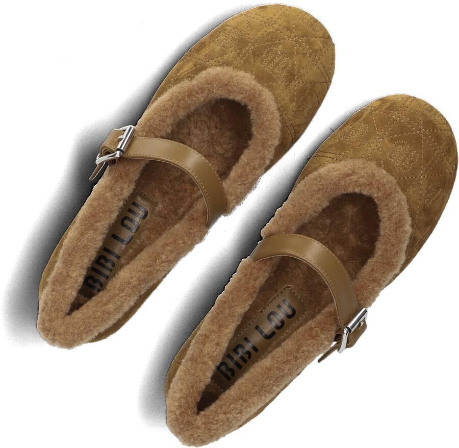 BiBi Lou Elen Ballerinas Loafers Dames Instappers Camel - Foto 2