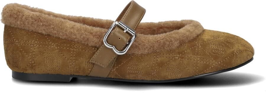 BiBi Lou Elen Ballerinas Loafers Dames Instappers Camel - Foto 4