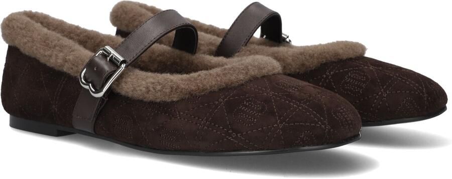 BiBi Lou Elen Ballerinas Loafers Dames Instappers Bruin