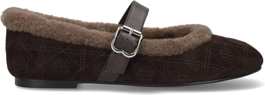 BiBi Lou Elen Ballerinas Loafers Dames Instappers Bruin - Foto 5