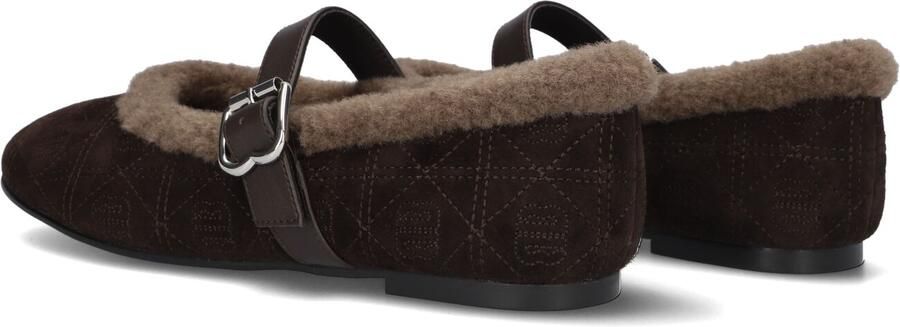 BiBi Lou Elen Ballerinas Loafers Dames Instappers Bruin - Foto 4