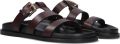 BIBI LOU Slippers Dames 903z08aa Leer Bruin - Donkerbruin