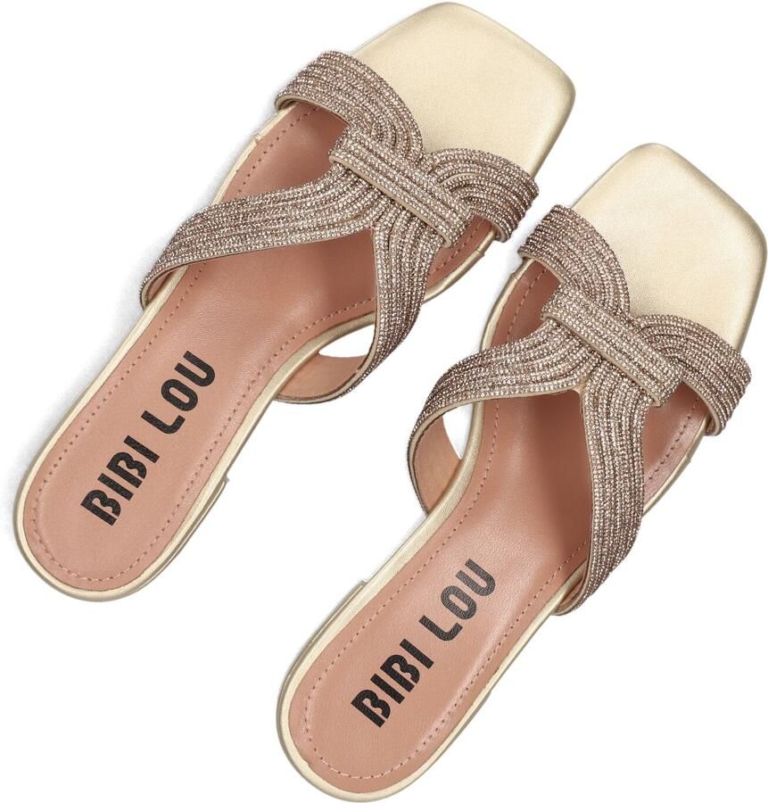 BIBI LOU Muiltjes Dames 842z00hg Maat: 37 Materiaal: Textiel Kleur: Goud
